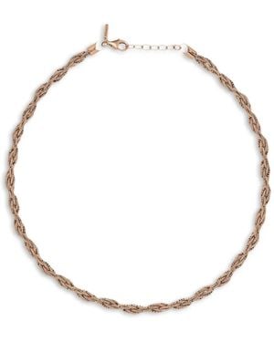 Desmo Spring Rope Multi-Strand Necklace - Metallizzato