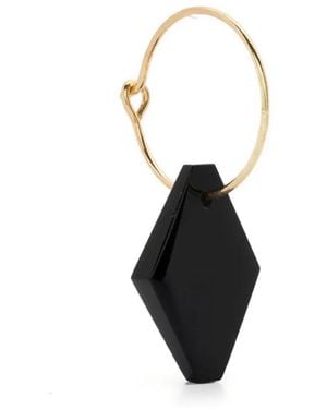 Aliita Rombo Hoop Earring - White