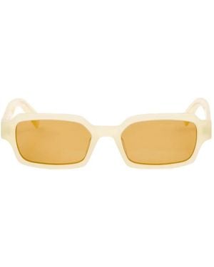 Retrosuperfuture Carino Canarino Rectangle-Frame Sunglasses - Metallic