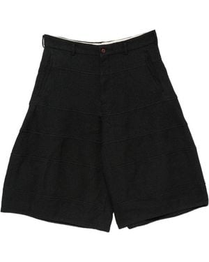 Comme des Garçons Belt-Loop Shorts - Black