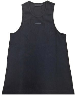 Fear Of God Trägershirt mit Logo-Schild - Blau