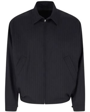 Kaptain Sunshine Pinstriped Jacket - Blue