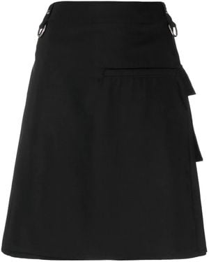 Givenchy Wool Kilted Skirt - Black