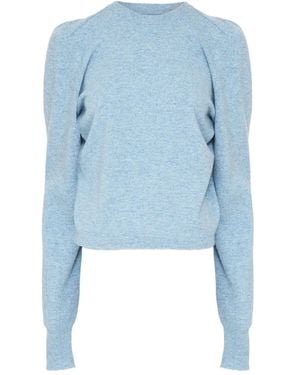 Maison Margiela Maglione Con Maniche A Palloncino - Blu