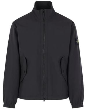 Stone Island 4100022 Light Soft Shell-R E.Dye Technology - Black