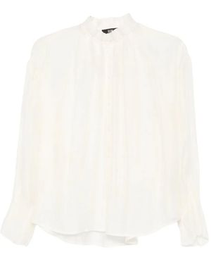 ELEH Bluse mit Rüschen - Weiß