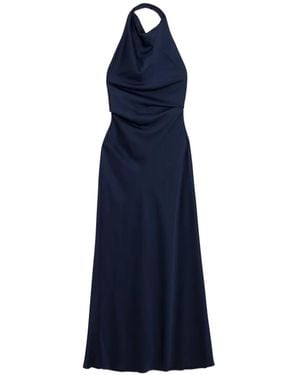 Jonathan Simkhai Reannon Draped Gown - Blue