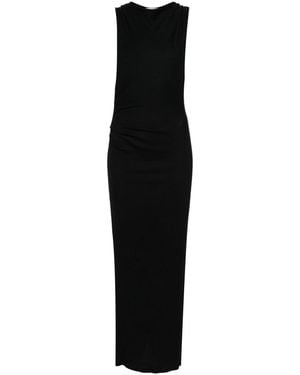 Dorothee Schumacher Draped Tube Maxi Dress - Black