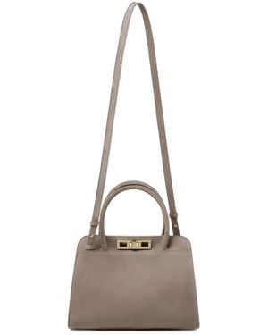 Fabiana Filippi Small Twist-Lock Tote Bag - Natural