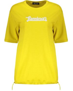 Herno ドローストリングヘム Tシャツ - イエロー