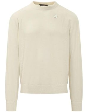 K-Way Fragan Raglan-Sleeve Sweater - White