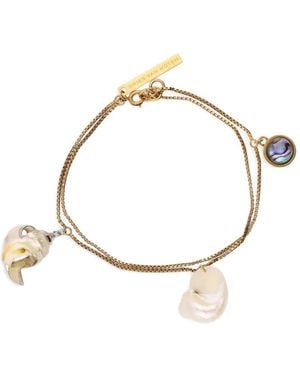 Dries Van Noten Bracciale A Catena Con Ciondolo - Metallizzato
