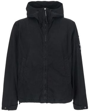C.P. Company Cotton Blouson Jacket - Black