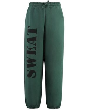 Vetements Pantalones de chándal con logo - Verde