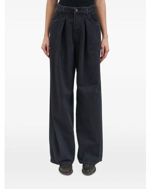Haikure Candy Pleated Twill Jeans - Black