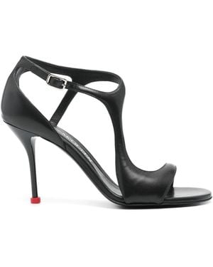 McQueen Heeled Sandals - Black