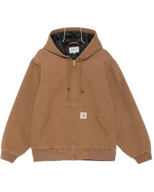 Carhartt Og Active Hooded Jacket - Brown