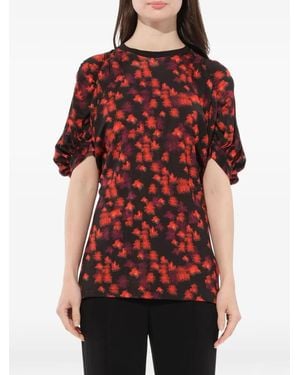 Givenchy Abstract Print T-shirt - Red