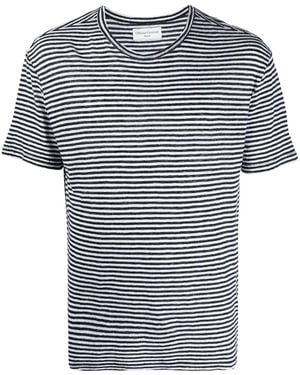 Officine Generale ボーダー Tシャツ - ブルー