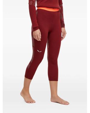 Salewa Cristallo Patterned Skiwear - Red