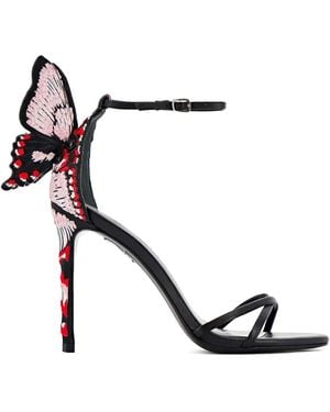 Sophia Webster Sandalen Met Vlinderhak - Zwart