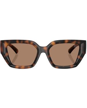 Burberry Geometric Logo Sunglasses - Brown