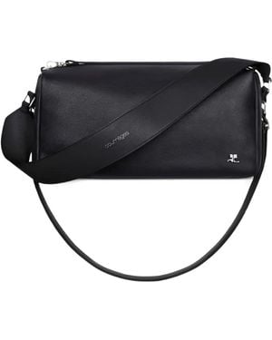 Courreges Medium Three Sixty Shoulder Bag - Black