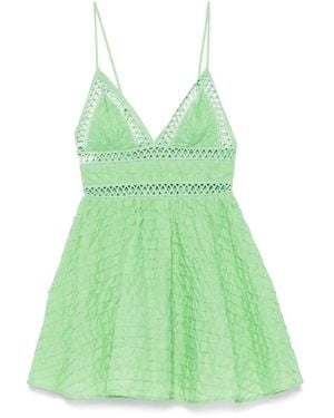 Charo Ruiz Lavene Mini Dress - Green