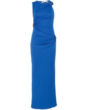 Christopher Esber Calisto Trinity Stone-Embellished Maxi Dress - Blue
