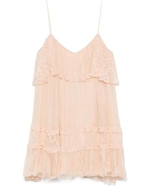 Nissa Lace Mini Dress - Pink