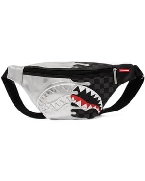 Sprayground Marsupio Shark Mouth A Quadri - Nero