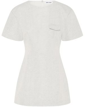 Anna Quan Jorja T-Shirtkleid - Weiß