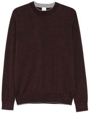 Eleventy Pullover Mit Rundem Ausschnitt - Braun