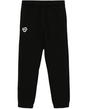 Aape By A Bathing Ape Logo-Patched Trousers - Black