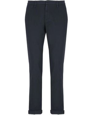 Dondup Logo-Detail Pants - Blue