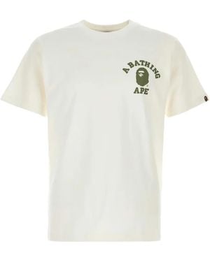 A Bathing Ape T-Shirt À Logo - Blanc
