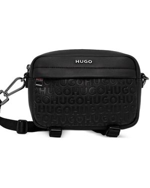 HUGO Sacoche À Logo Embossé - Noir