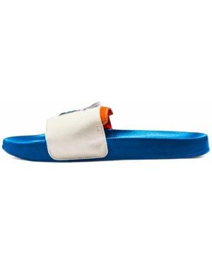PUMA Leadcat Logo-Patch Slides - Blue