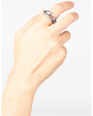 Salvárea Soplo Remolino Glass Ring - Natural
