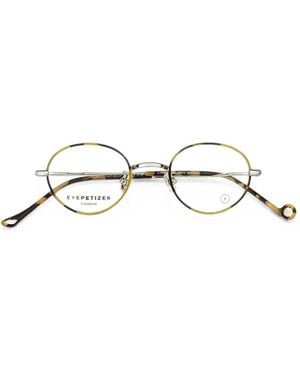 Eyepetizer Lion Vista Brille Mit Rundem Gestell - Natur