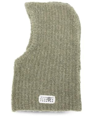 MM6 by Maison Margiela Logo-Patch Balaclava - Green