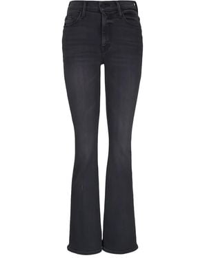 Mother Belt-Loops Flared Jeans - Blue