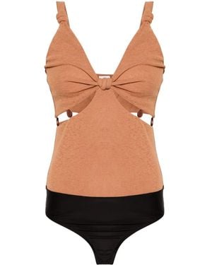 Nanushka Seve Cut-Out Bodysuit - Black