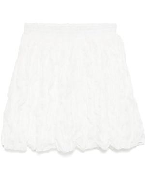 B+ AB Mini Skirt - White
