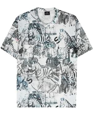 Paul Smith グラフィック Tシャツ - ホワイト