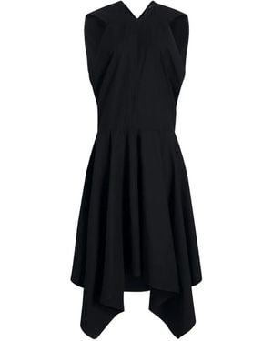 Proenza Schouler Vestido Midi Sybella - Negro
