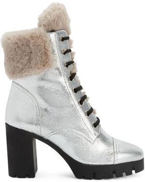 Giuseppe Zanotti 90Mm Moyra Boots - White