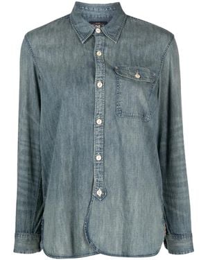 RRL Denim Cotton Shirt - Blue
