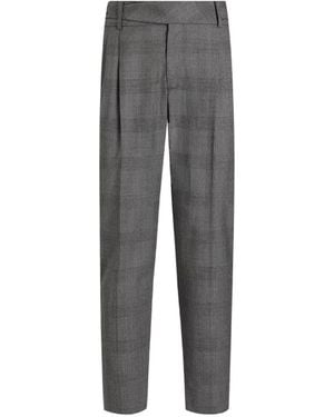 Dolce & Gabbana Check Tartan Pants - Grey