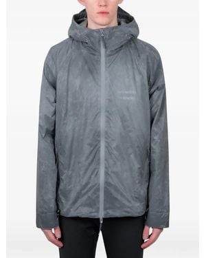 Optimistic Runners Hooded Zip Jacket - Grey